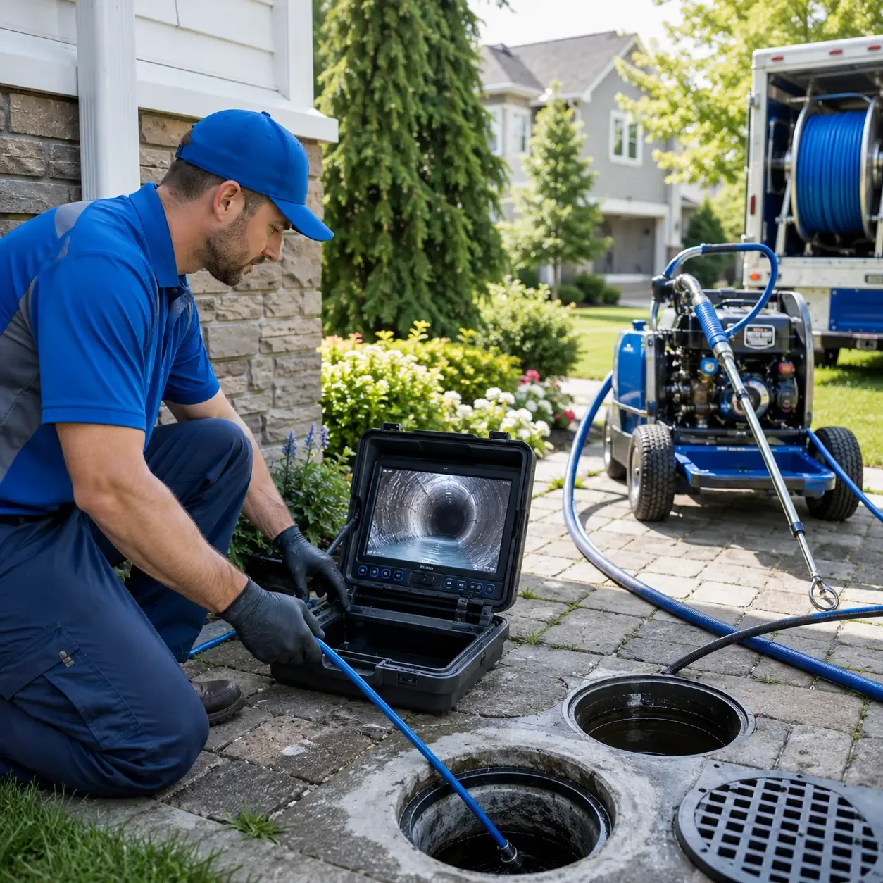 Outdoor drain cleaning professionals serving Point Roberts, WA